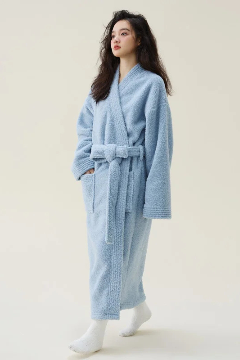 Peignoir Femme en Microfibre Extra Doux