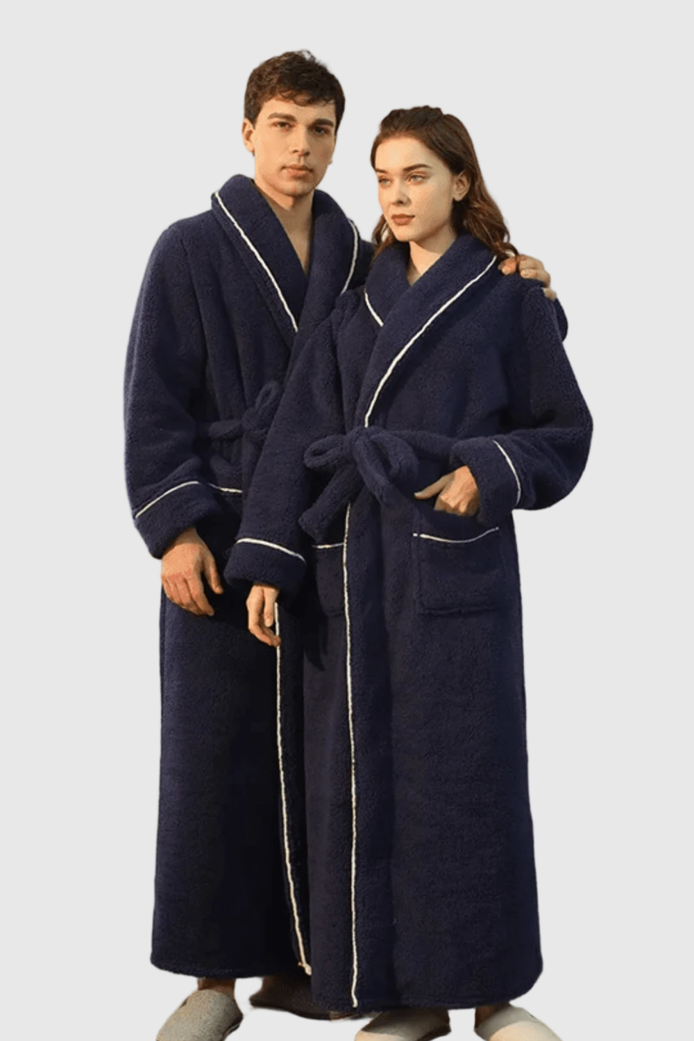 Peignoir de Bain pour Couple - Confort et Élégance