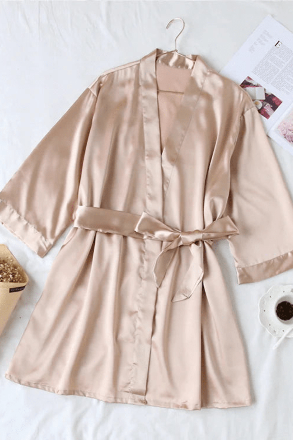 Kimono Femme en Soie | Déshabillé Élégant