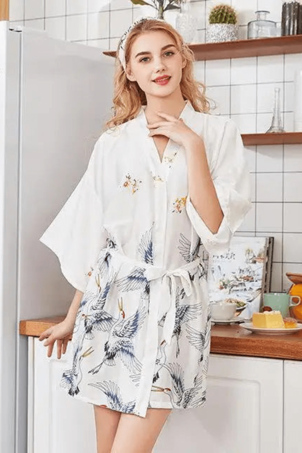 Kimono Femme en Soie Luxe - Élégance et Confort