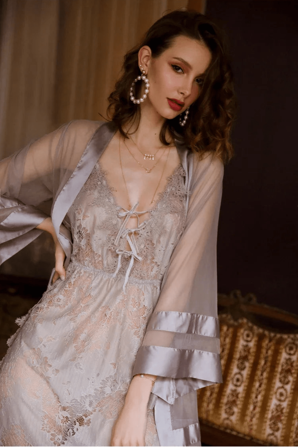 Kimono de Mariage Élégant