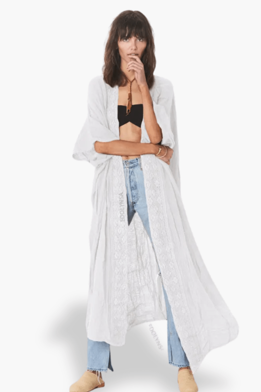 Kimono Marron - Élégance et Confort