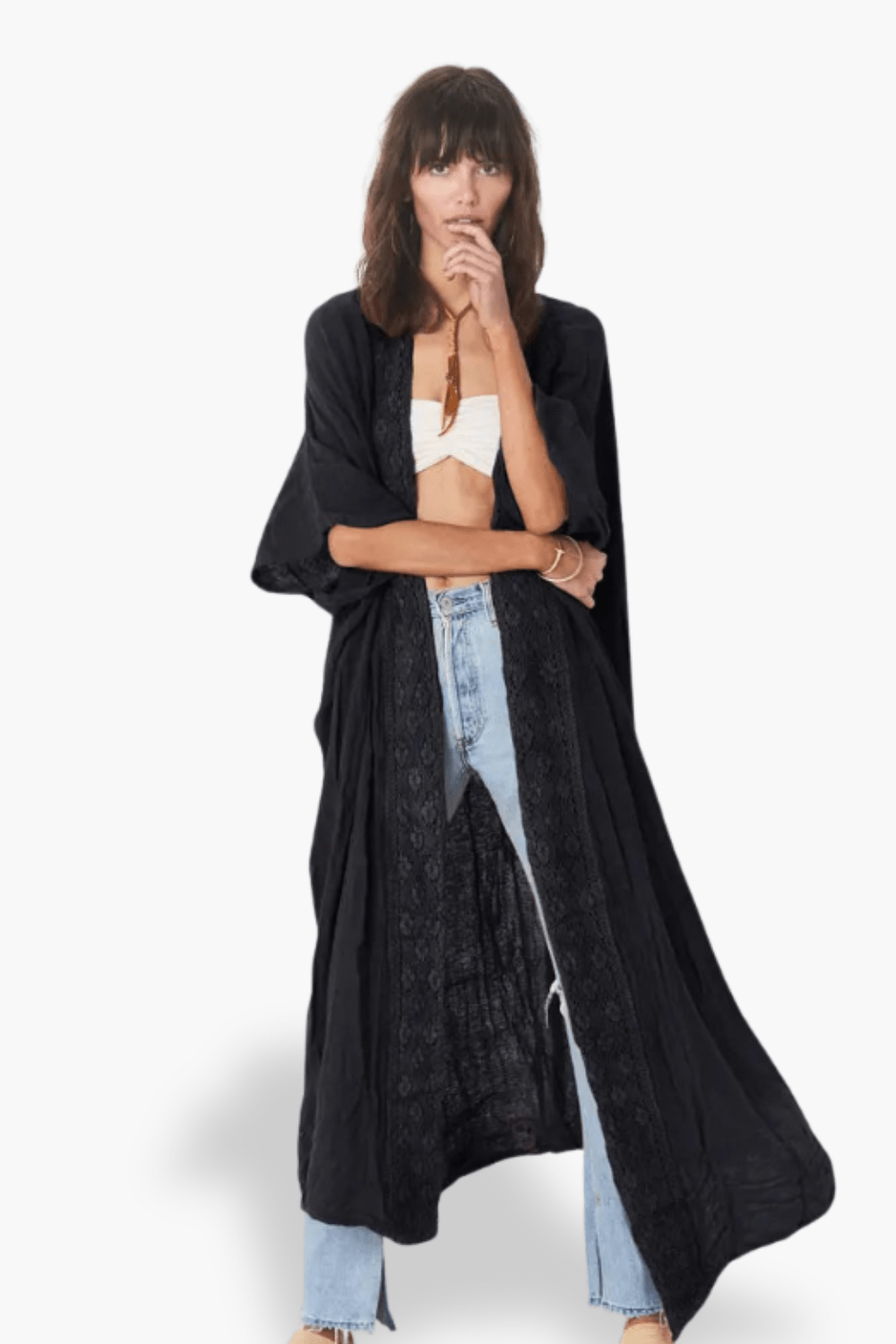 Kimono Marron - Élégance et Confort