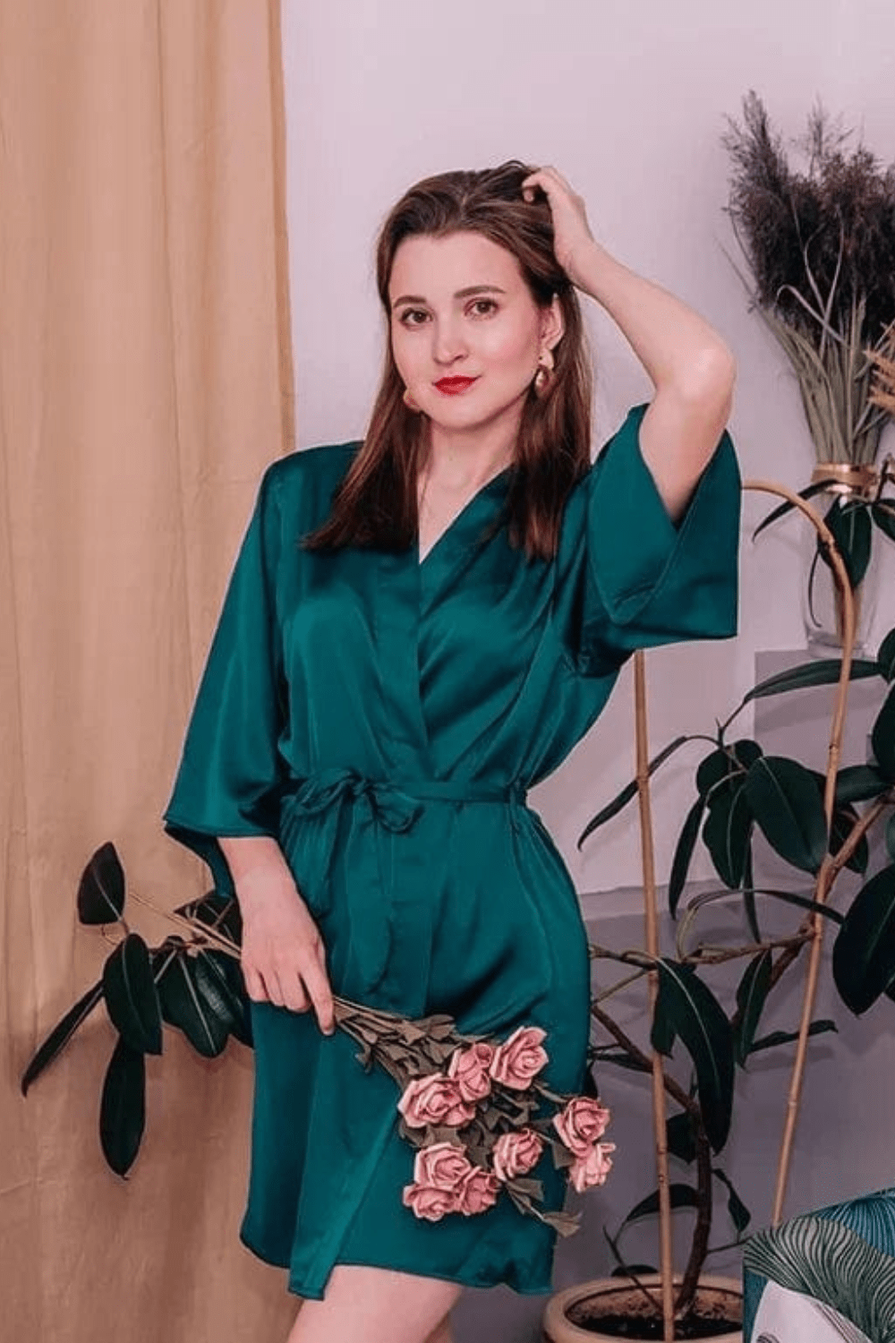 Kimono Satiné - Élégance et Confort