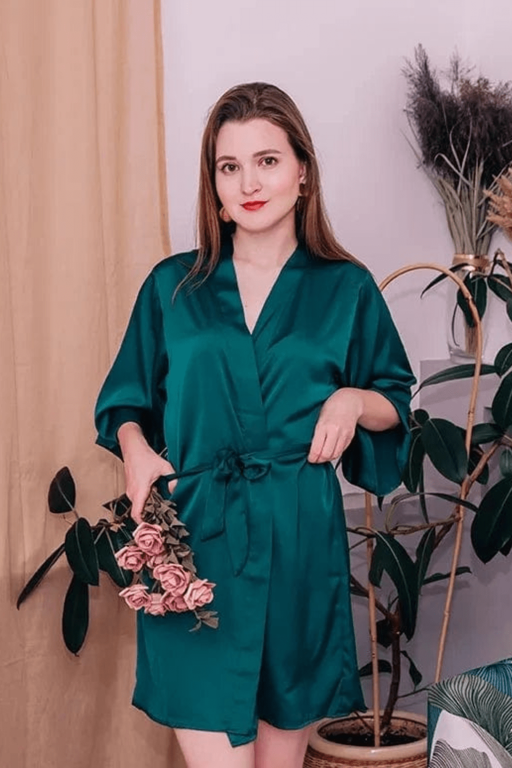 Kimono Satiné - Élégance et Confort