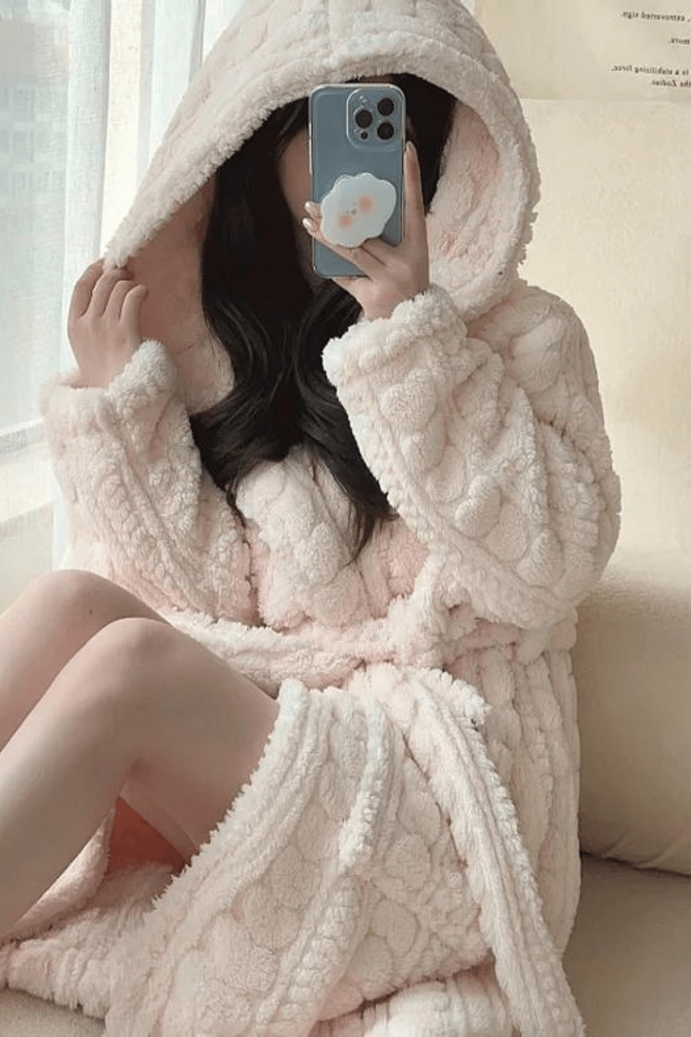 Peignoir Femme avec Capuche - Douceur et Élégance