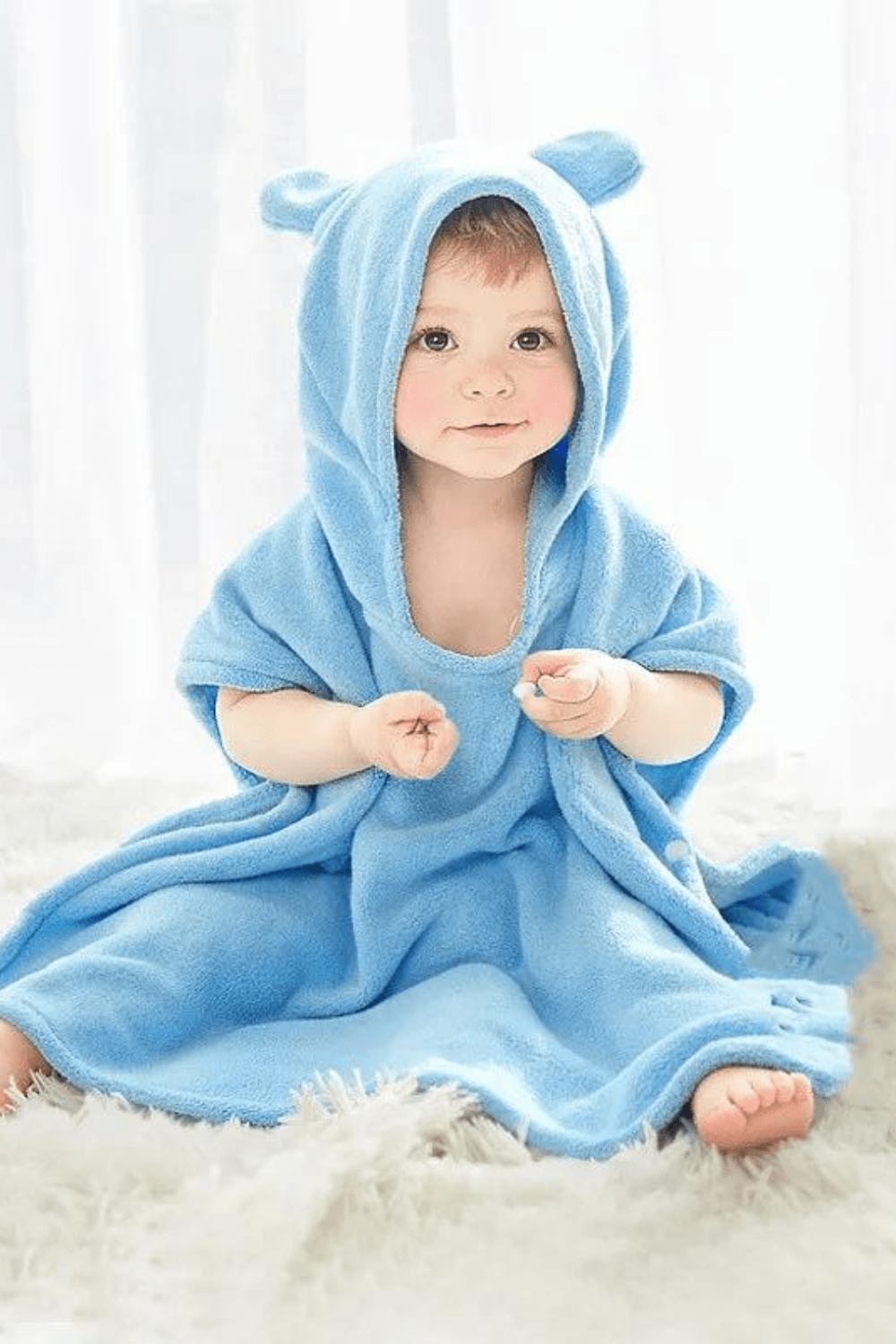 Peignoir Bébé Fille - Douceur et Élégance