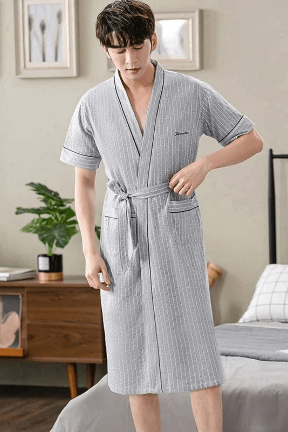 Peignoir Homme | Court - Élégance et Confort