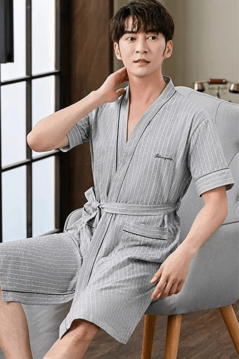 Peignoir Homme | Court - Élégance et Confort