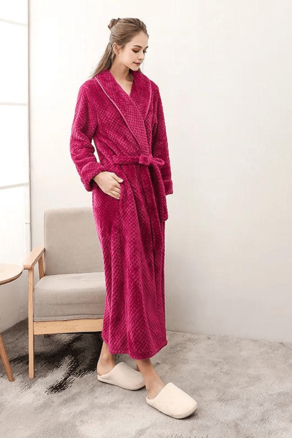 Peignoir Femme | Bain Coton – Élégance et Confort