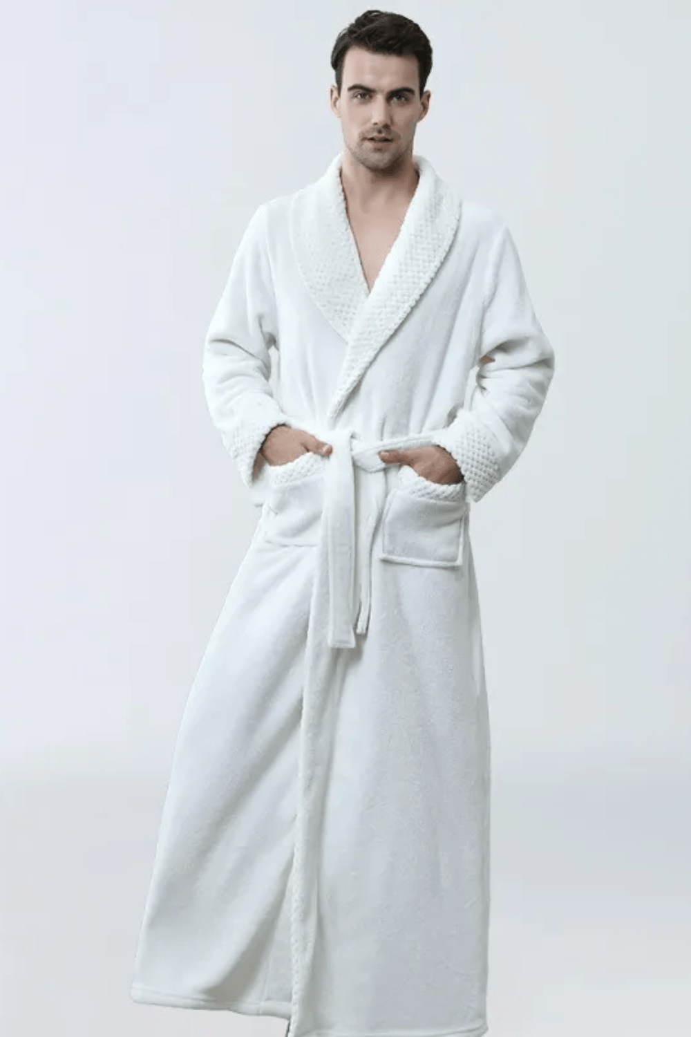 Peignoir de Bain Homme en Coton - Confort et Élégance