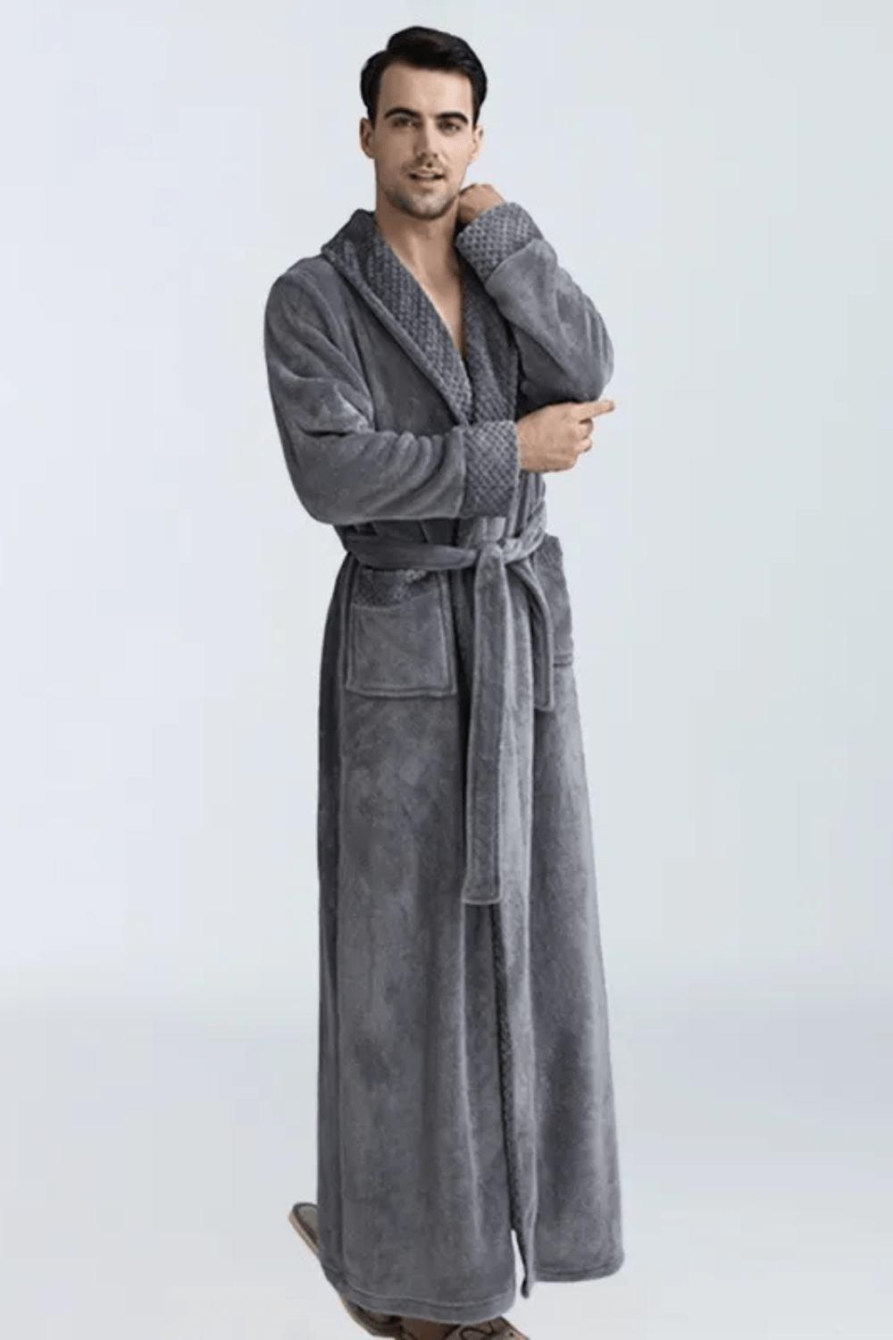 Peignoir de Bain Homme en Coton - Confort et Élégance