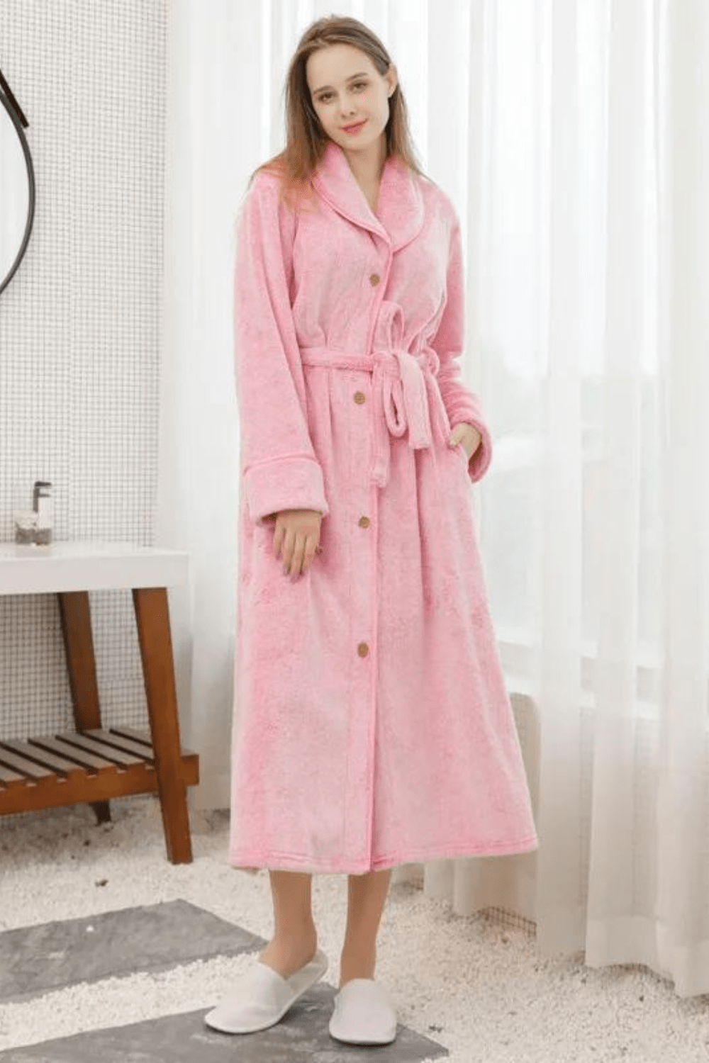 Peignoir Femme | Bain Long - Élégance et Confort