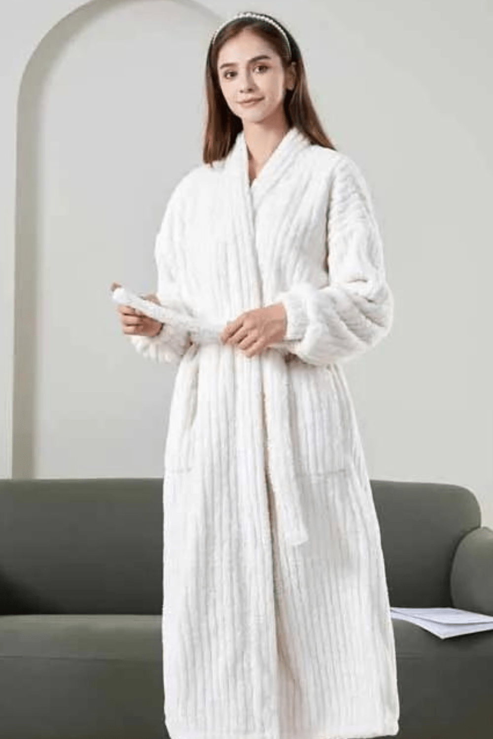 Peignoir Femme Luxe | Bain Élégant et Confortable