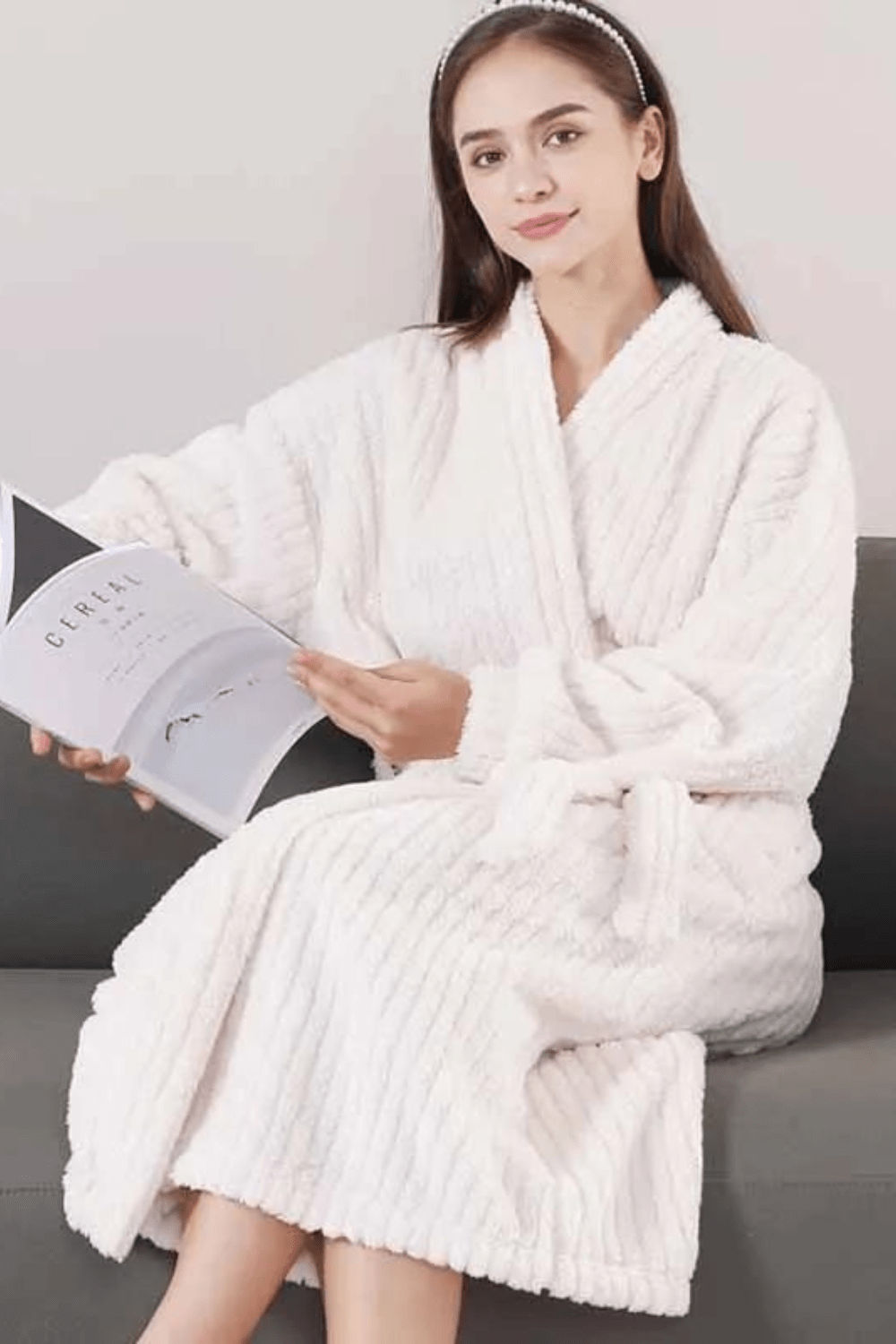 Peignoir Femme Luxe | Bain Élégant et Confortable