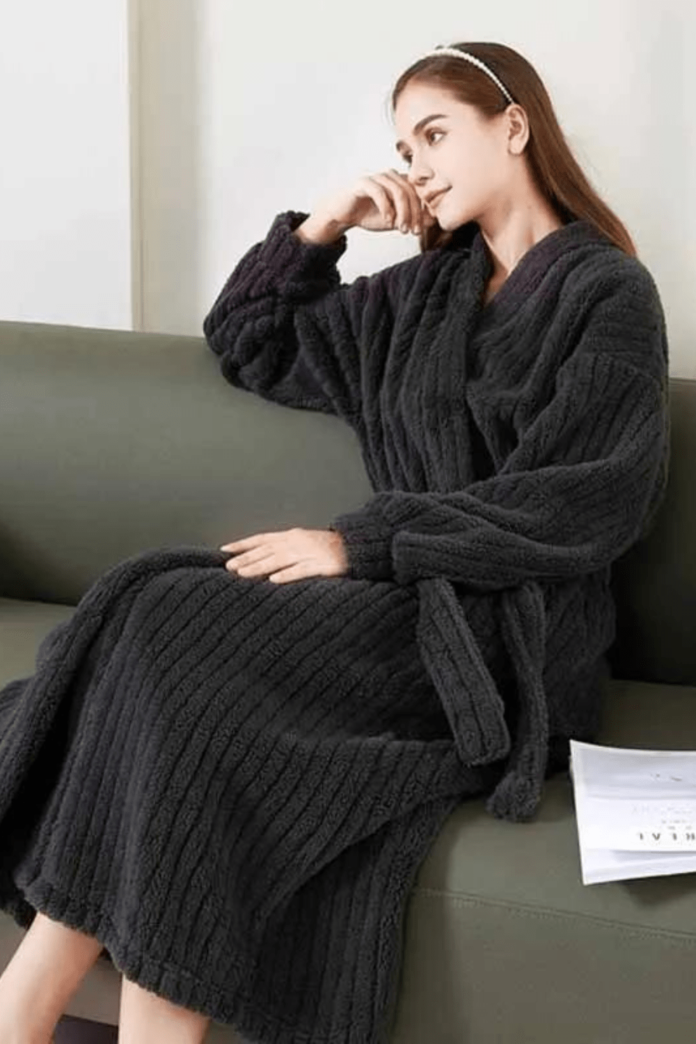 Peignoir Femme Luxe | Bain Élégant et Confortable