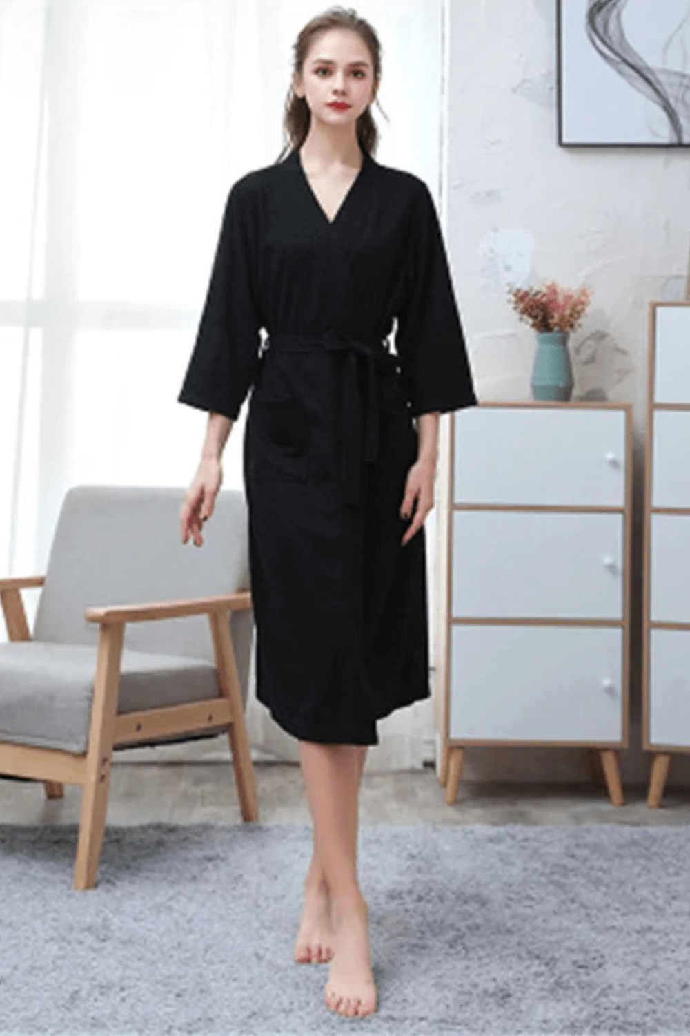 Peignoir de Bain | Noir