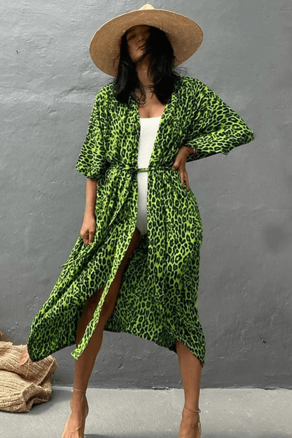 Peignoir de Plage Élégant et Confortable