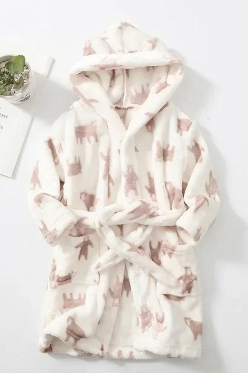 Peignoir Enfant Blanc - Confort et Élégance