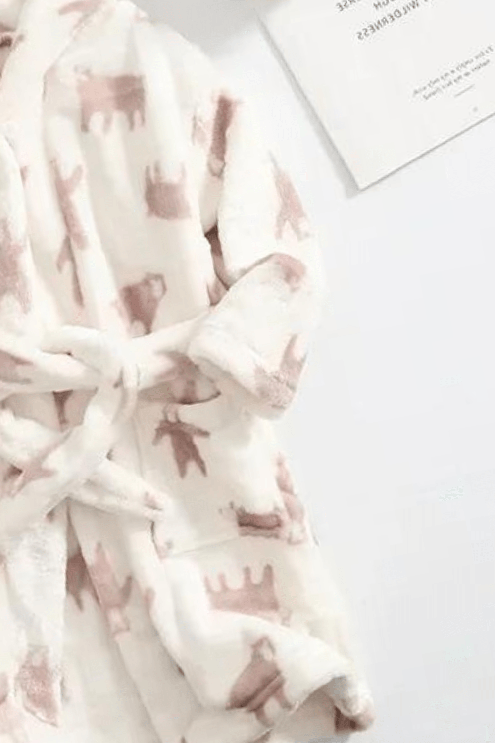 Peignoir Enfant Blanc - Confort et Élégance