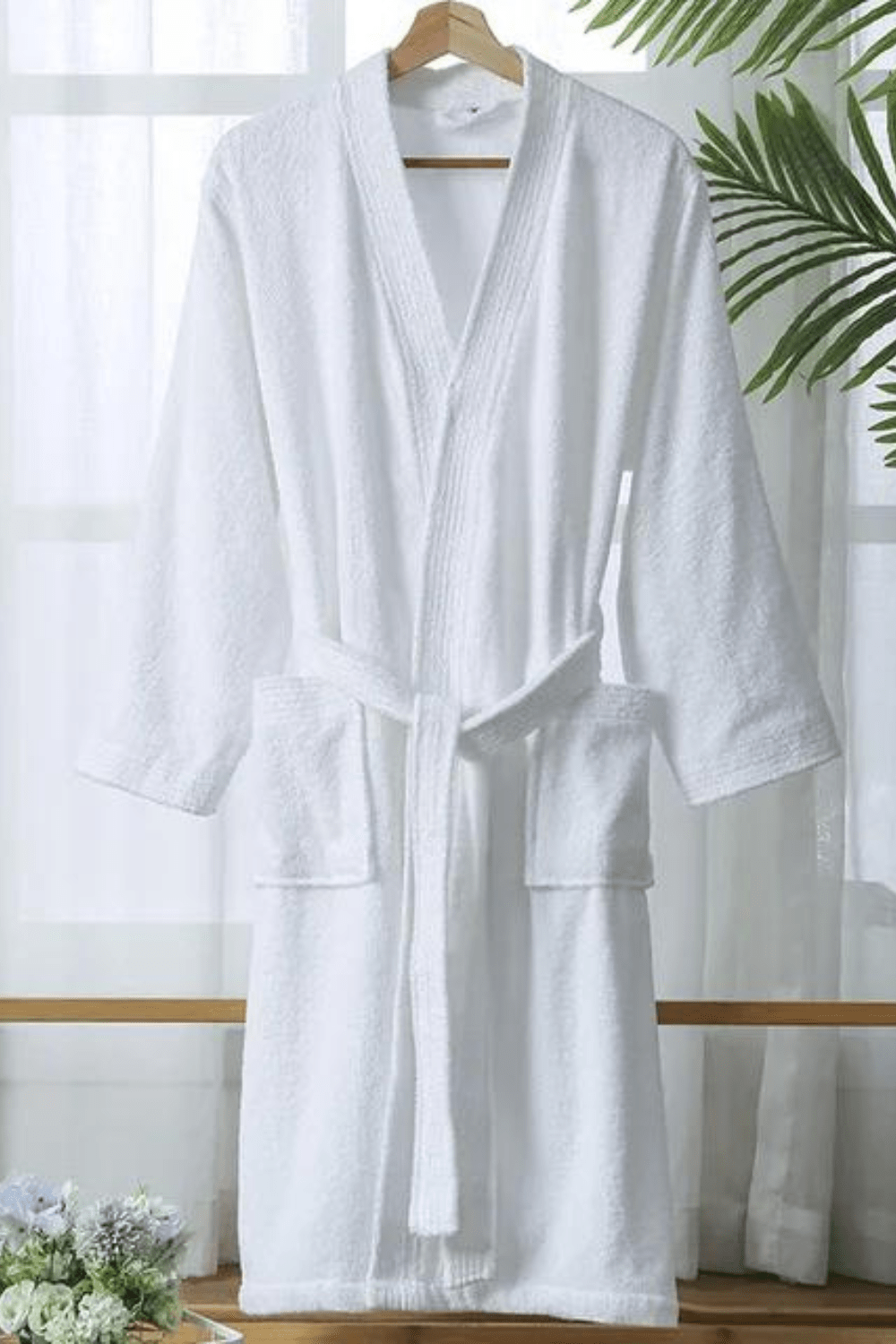 Peignoir Éponge Doux et Confortable
