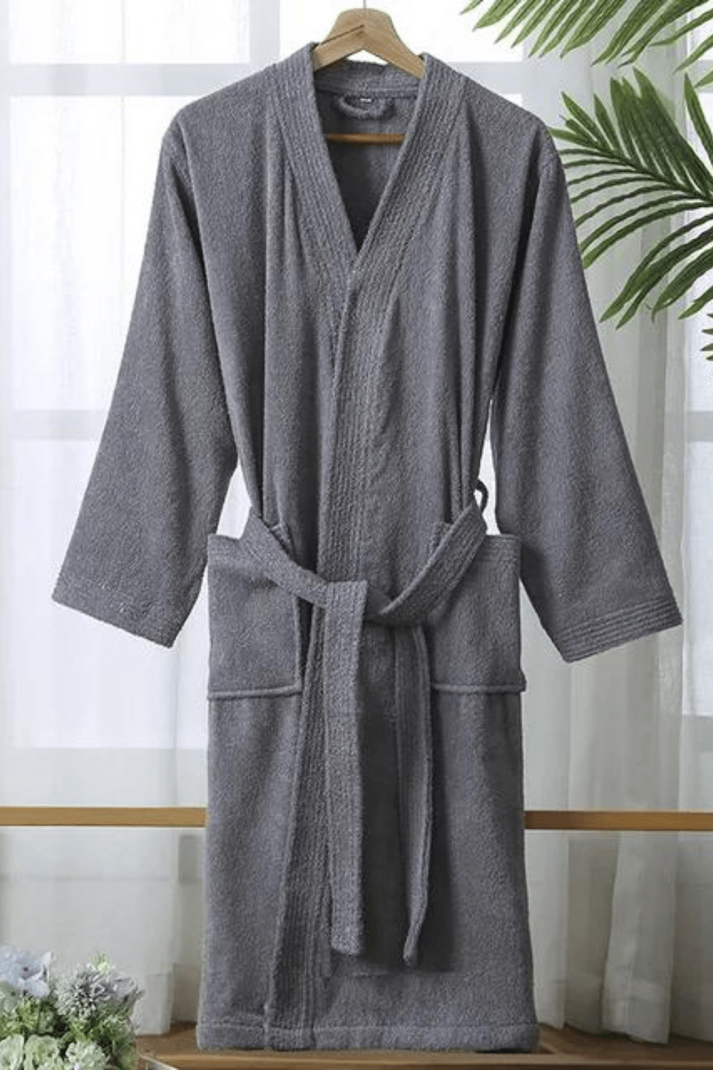 Peignoir Éponge Doux et Confortable