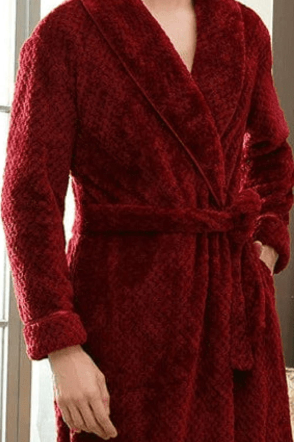 Peignoir Homme en Éponge - Confort et Élégance