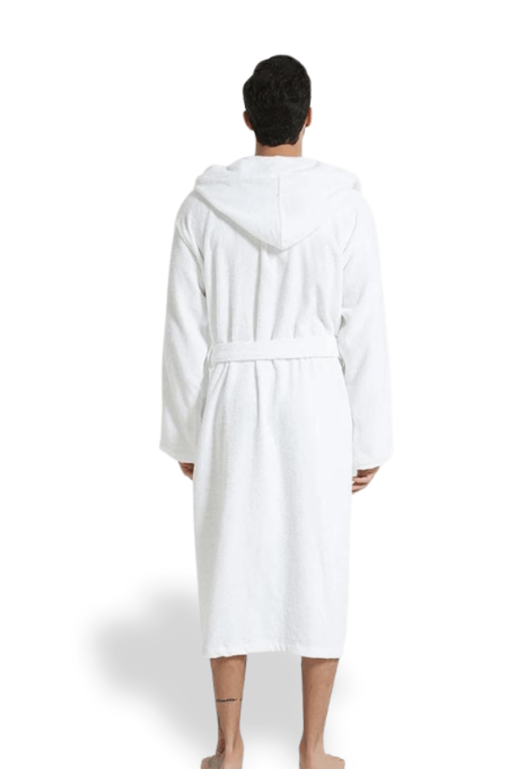 Peignoir Homme Capuche en Coton - Confort et Élégance