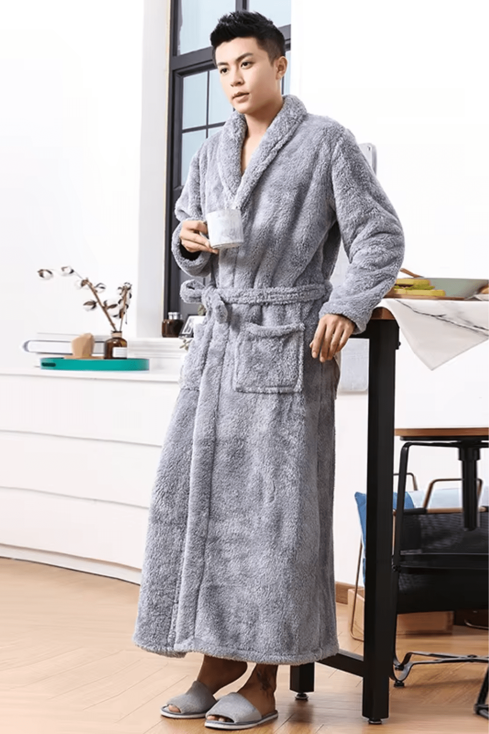 Peignoir Homme Épais - Confort et Élégance