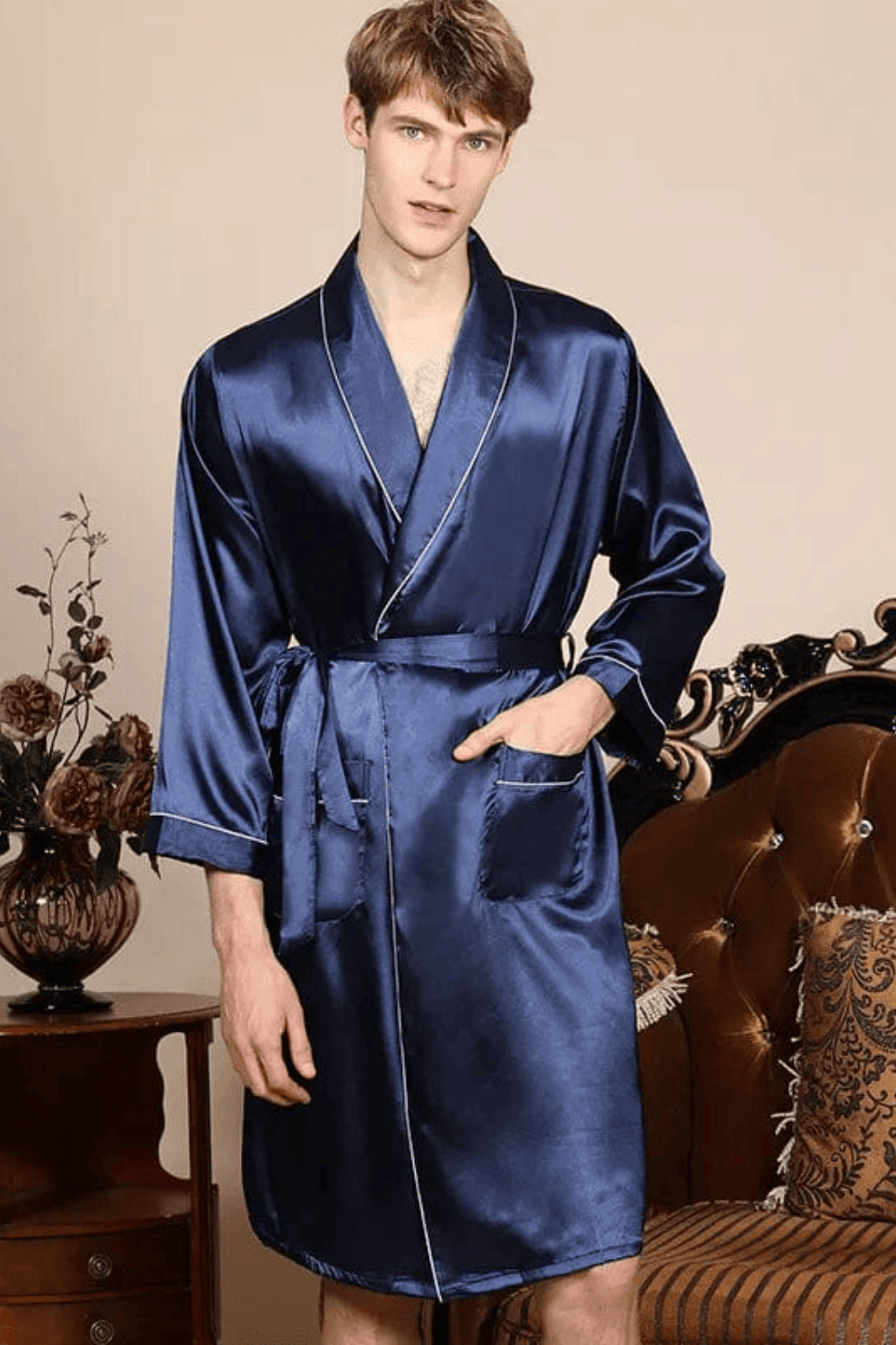 Peignoir Homme Élégant | Confort et Style