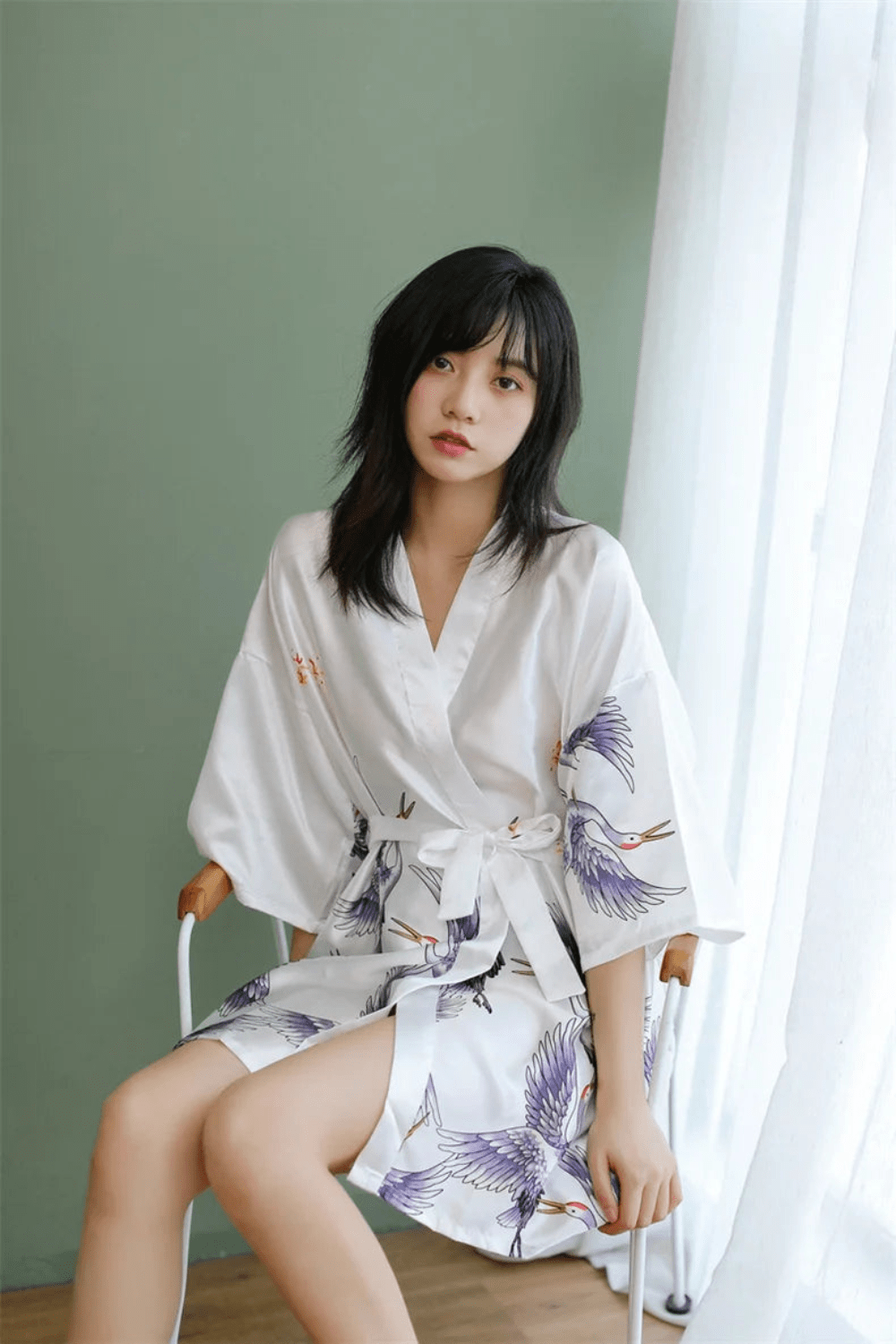 Peignoir Kimono Élégant et Confortable