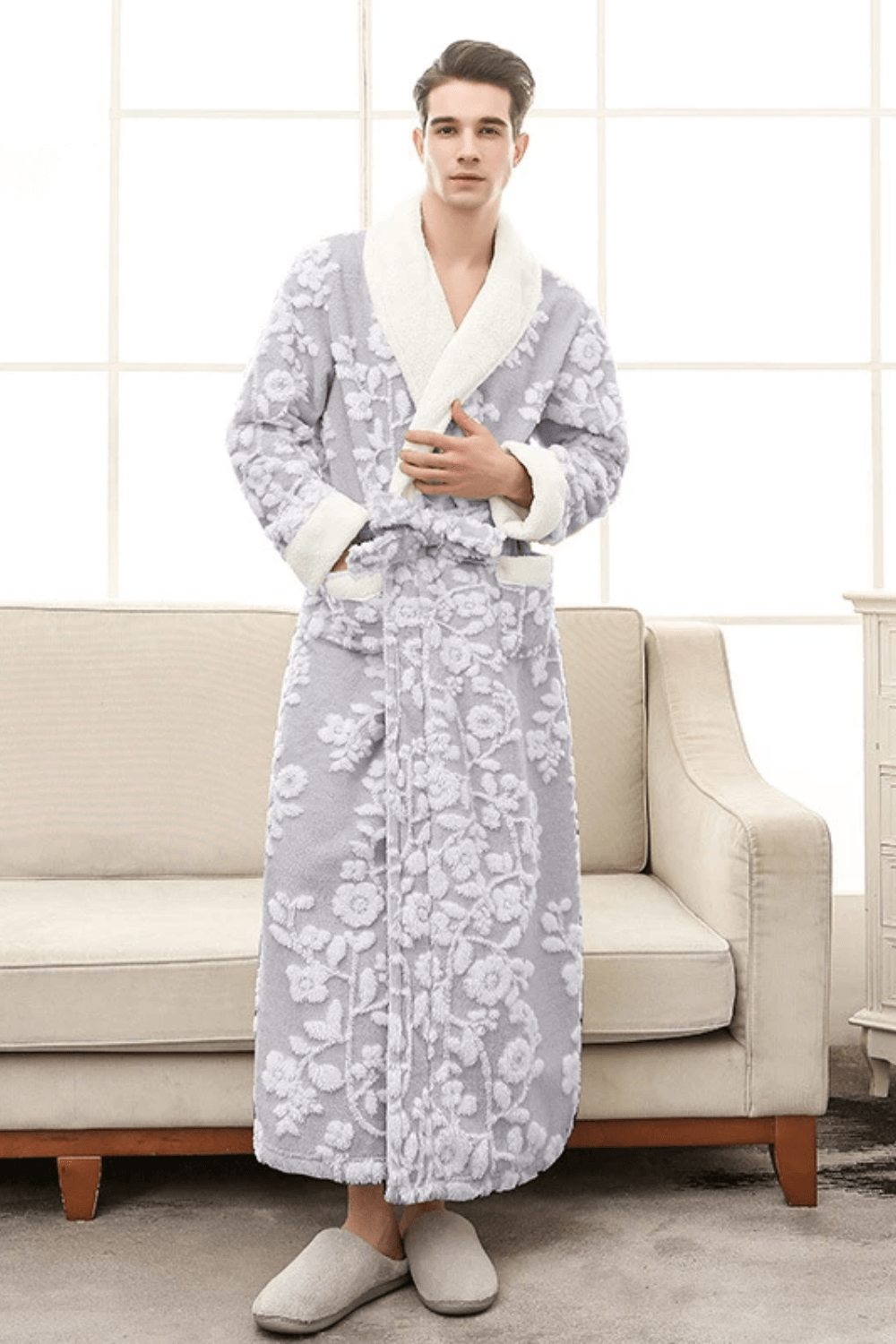 Peignoir en Laine - Confort et Élégance