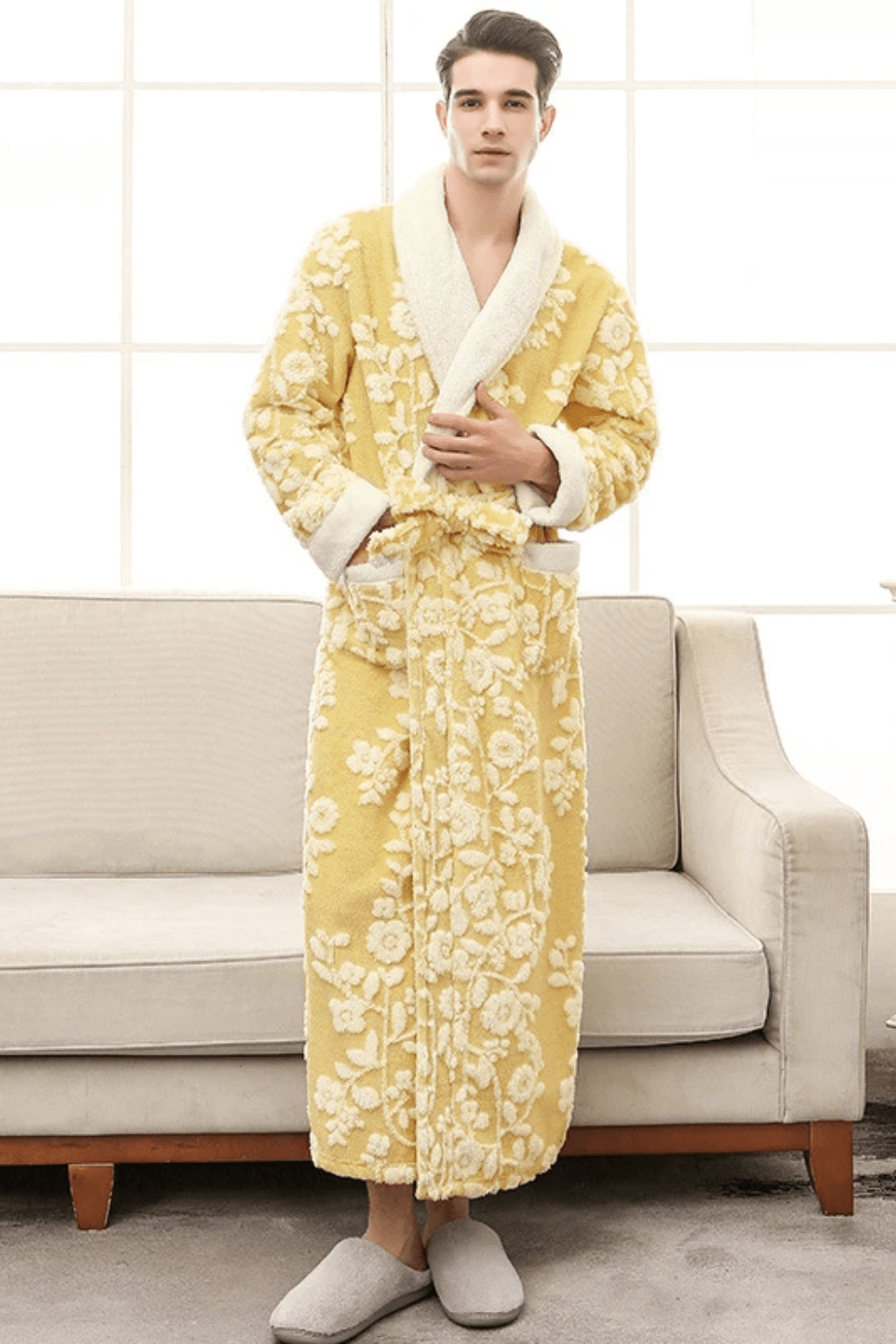 Peignoir en Laine - Confort et Élégance