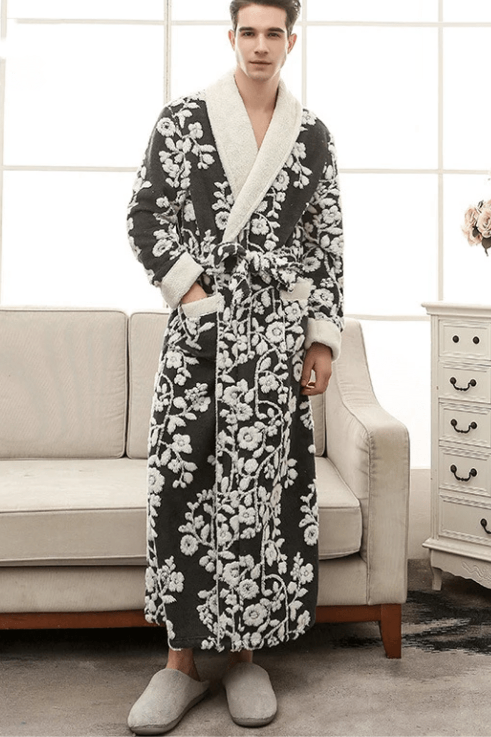 Peignoir en Laine - Confort et Élégance