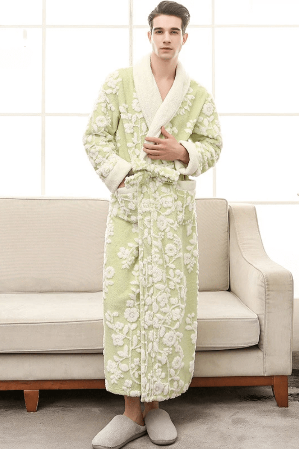 Peignoir en Laine - Confort et Élégance