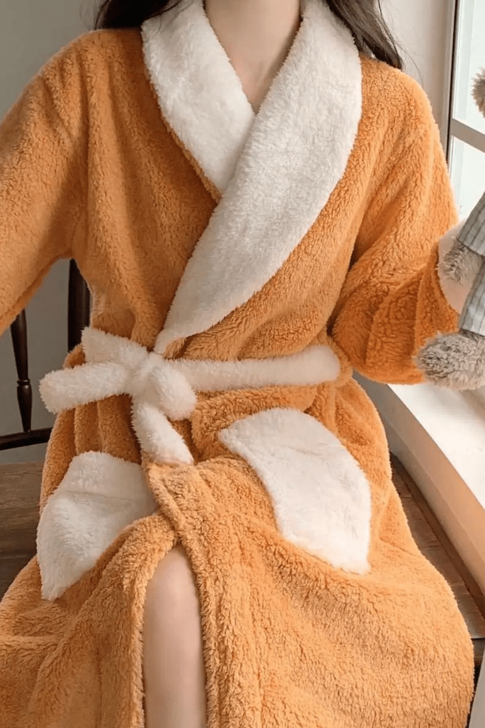 Peignoir Femme Long Polaire - Confort et Élégance