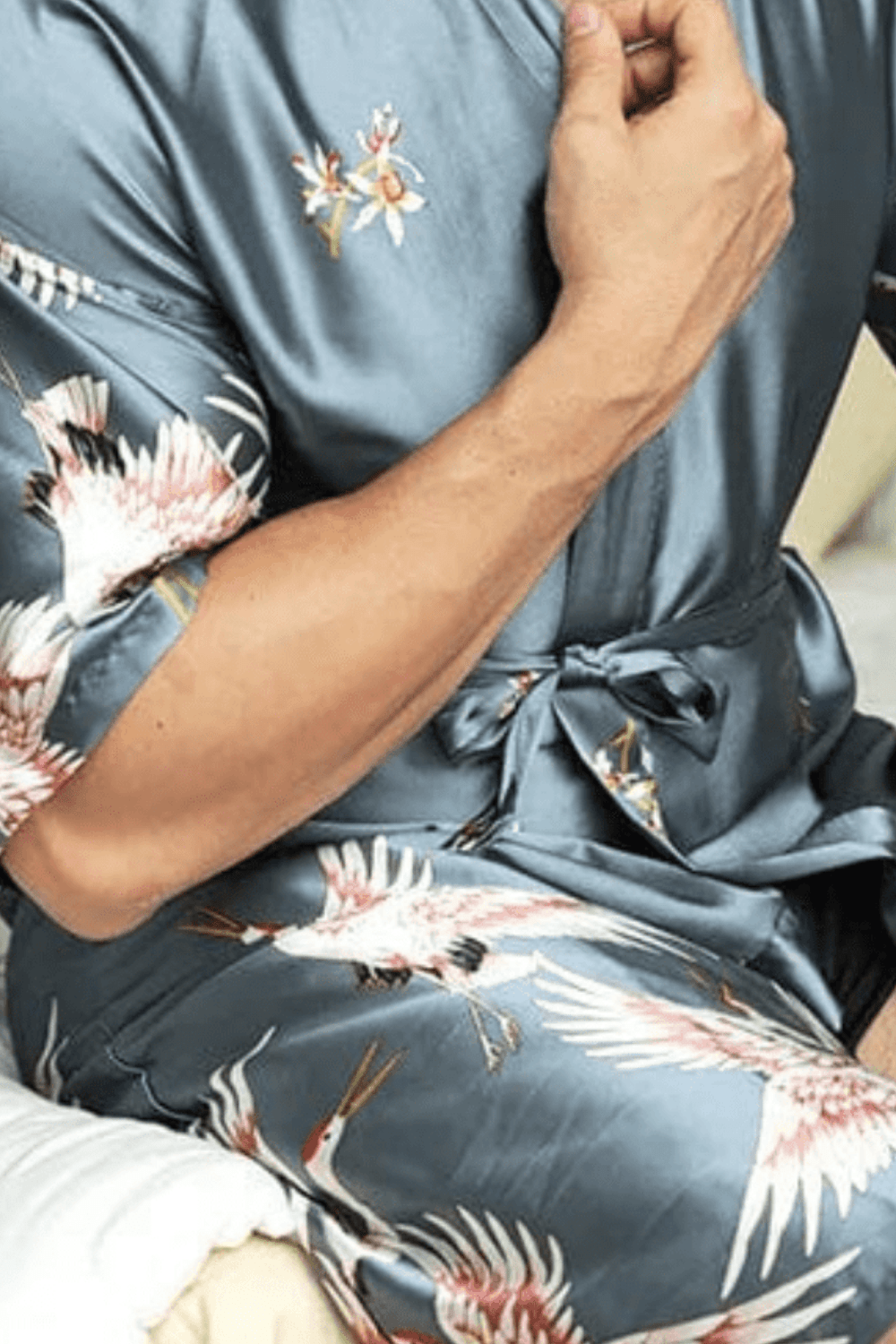 Peignoir Homme en Satin - Élégance et Confort